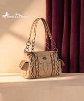 Montana West Southwestern Diamond Cross-Stitch Concealed Carry Satchel